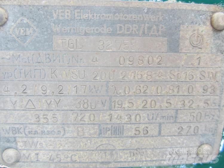  Capstan spil VEB TGL 32755 Podnośniki, wciągarki i windy towarowe