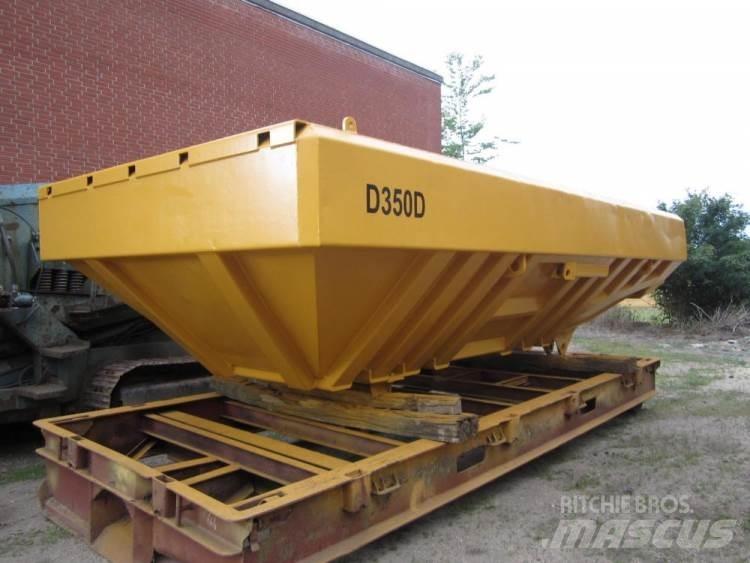 CAT D350D dumperkasse, brugt Wozidła kolebkowe