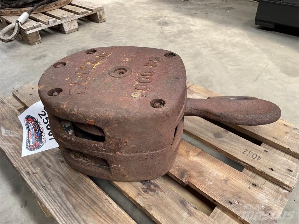 Demag løfteblok - 9000 kg Części do dźwigów oraz wyposażenie