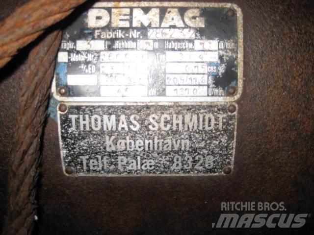 Demag spil 3 ton Podnośniki, wciągarki i windy towarowe