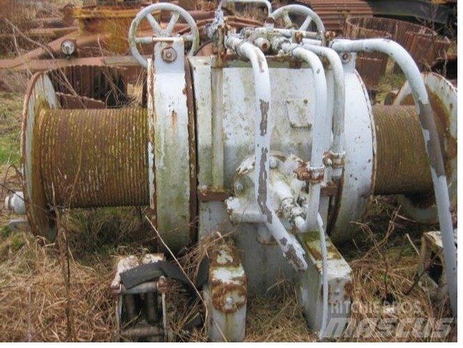  Double drum hydr. winch Podnośniki, wciągarki i windy towarowe
