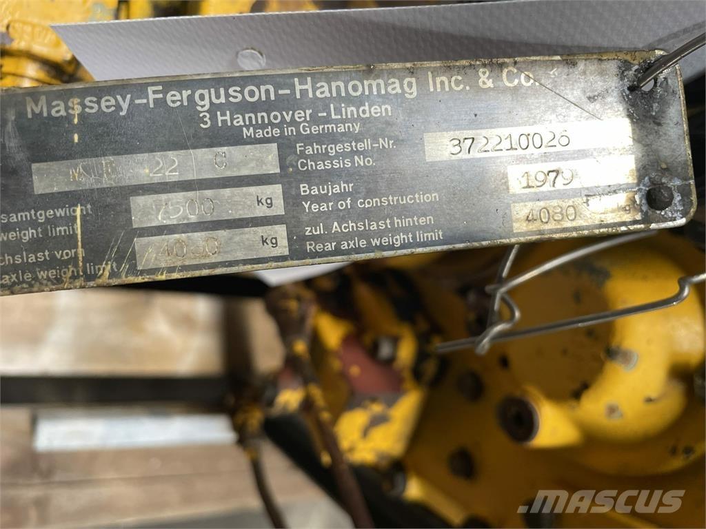 Hanomag 22C transmission Przekładnie i skrzynie biegów