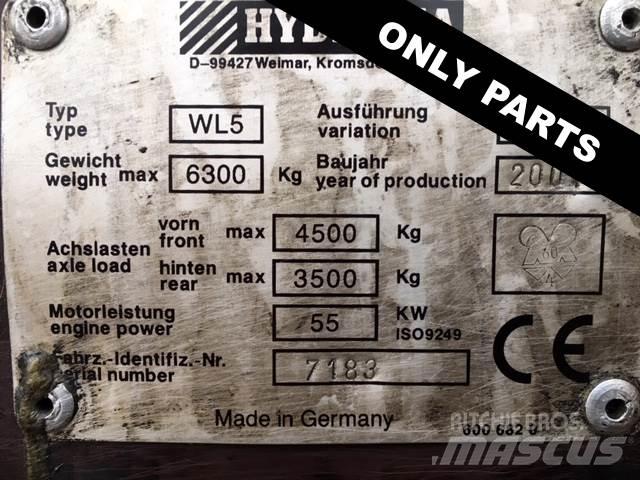 Hydrema WL550B til ophug Ładowarki kołowe