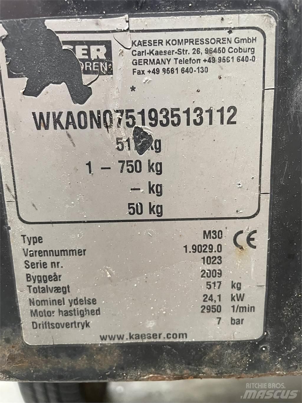 Kaeser M30 kompressor Kompresory