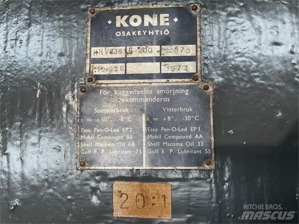 Kone Type HHV236 gear - 20:1 Przekładnie i skrzynie biegów
