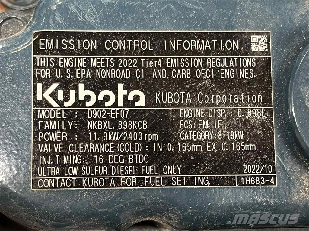 Kubota D902-EF07 motor Silniki