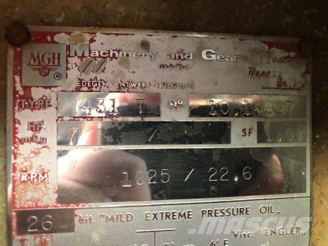  MGH gear Type 431T Przekładnie i skrzynie biegów