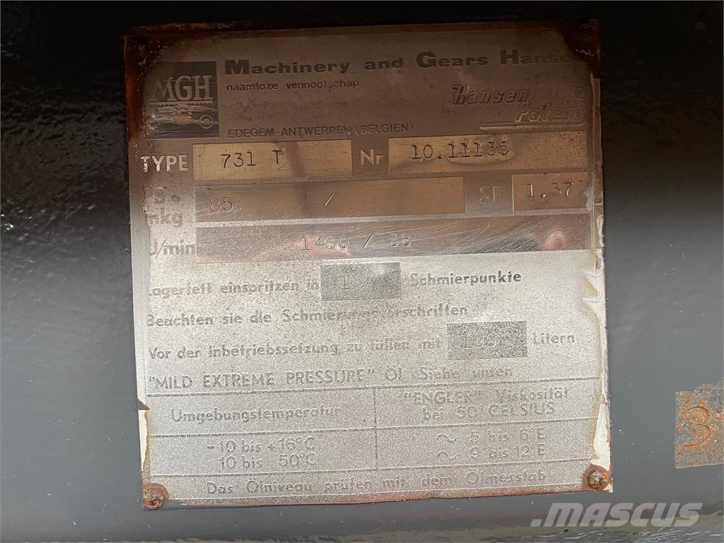  MGH Type 731 T gear - 39:1 Przekładnie i skrzynie biegów