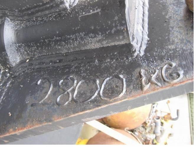  Nedbrydningskugle 2800 kg Szczęki kruszące