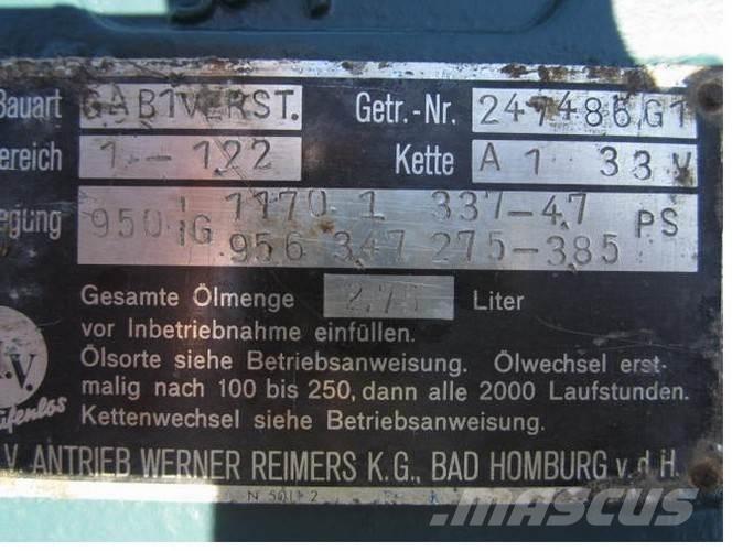  P.I.V. gear Type GA B1VERST Przekładnie i skrzynie biegów