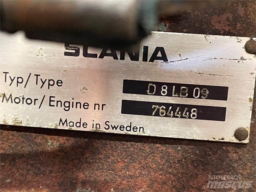 Scania D8L B09 motor. Silniki