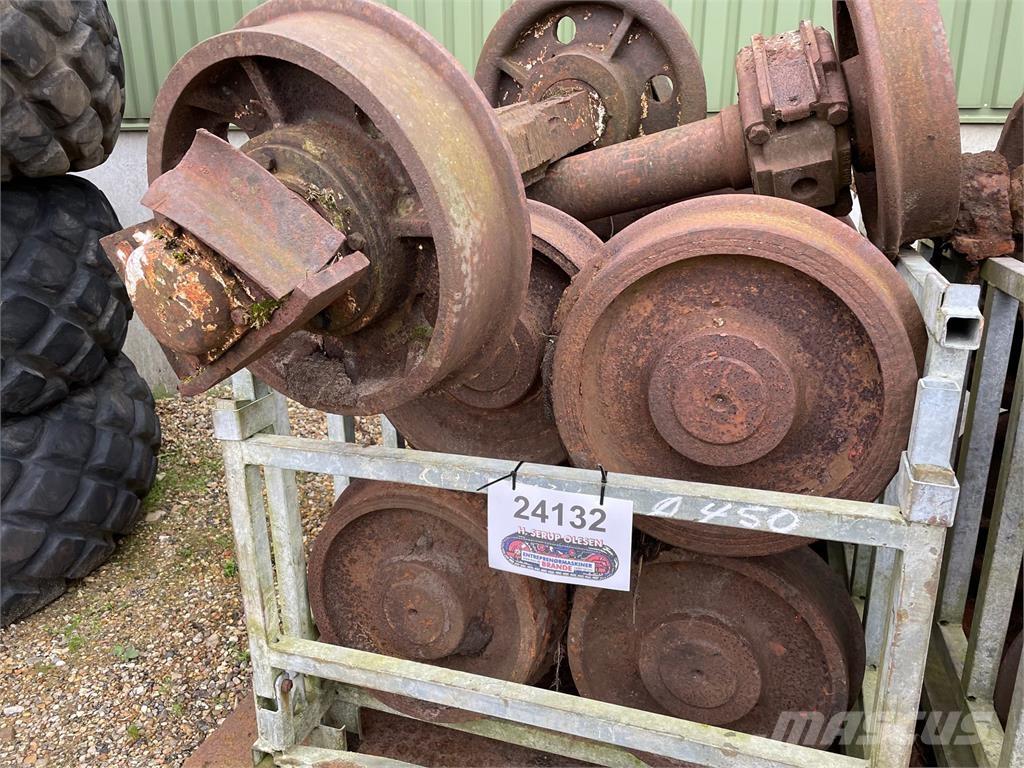  Skinnehjul ø450 mm + flange Opony, koła i felgi