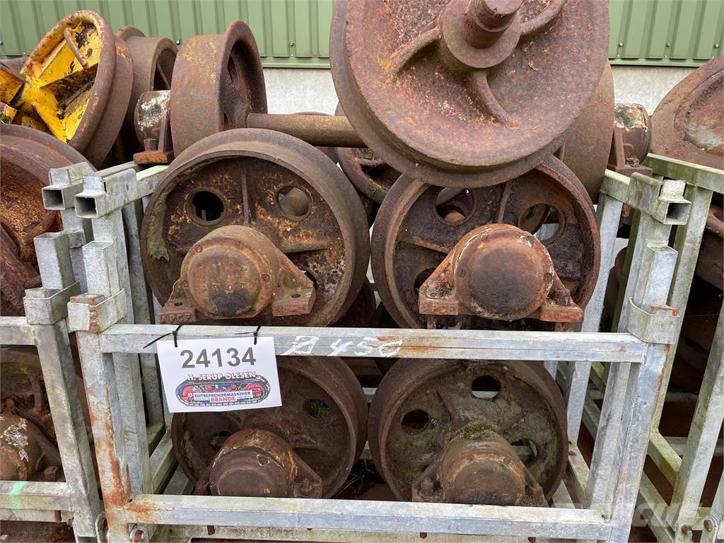  Skinnehjul ø450 mm + flange Opony, koła i felgi