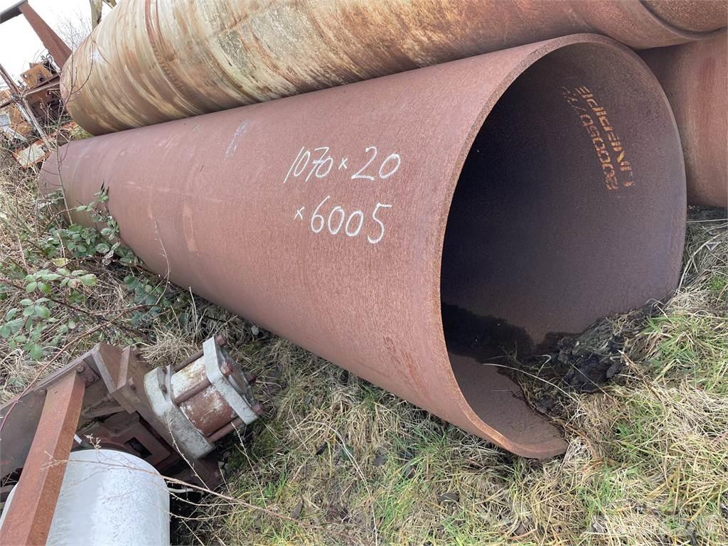  Stålrør ø1070x20x6005 mm Sprzęt rurociągowy