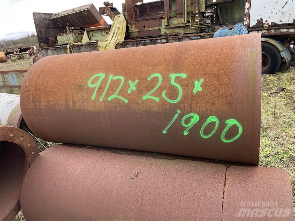  Stålrør ø912x25x1900 mm Sprzęt rurociągowy