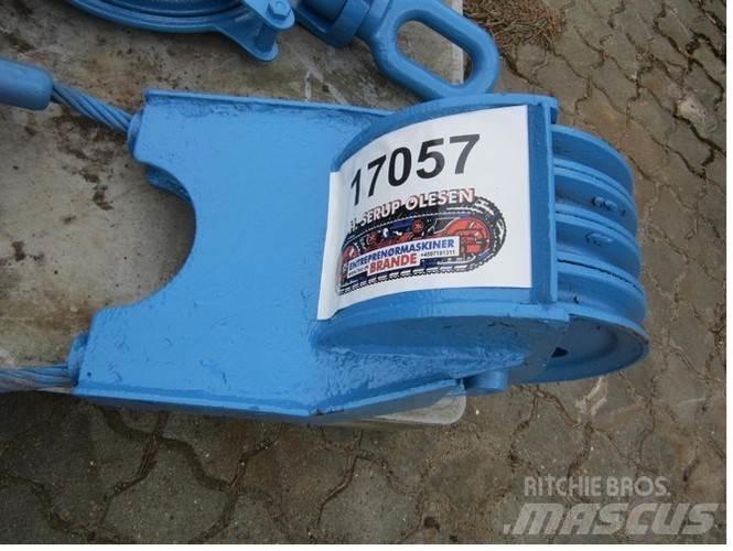  Wireblok med 4 wirehjul Części do dźwigów oraz wyposażenie