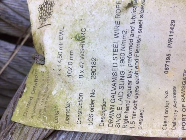  Wiresling Ø102 mm Części do dźwigów oraz wyposażenie