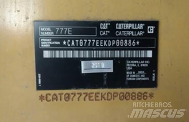 CAT 777E Wozidła przegubowe