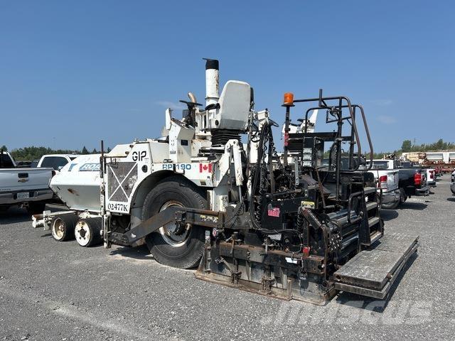 Roadtec P190 Rozściełacze do asfaltu