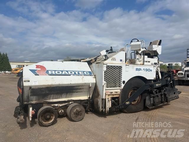 Roadtec RP190E Rozściełacze do asfaltu