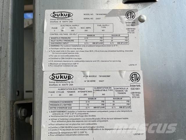 Sukup TM1606 Suszarnie do ziarna