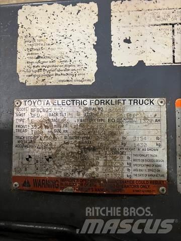 Toyota 8FBCU25 Wózki elektryczne