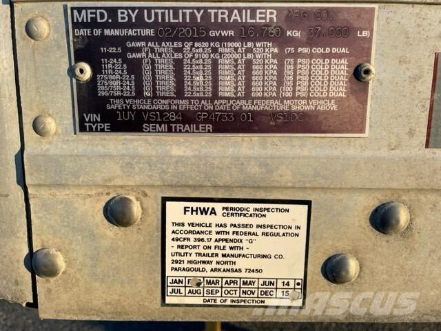 Utility VS1DC Przyczepy ze skrzynią zamkniętą