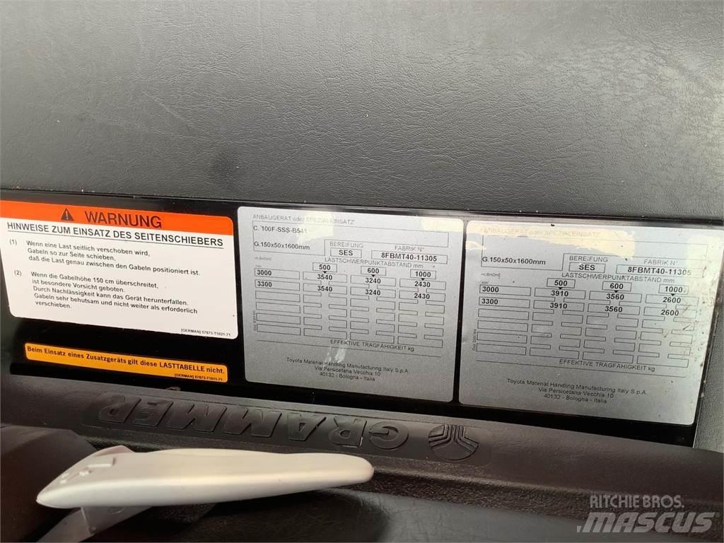 Toyota 8FBMT40 Wózki elektryczne