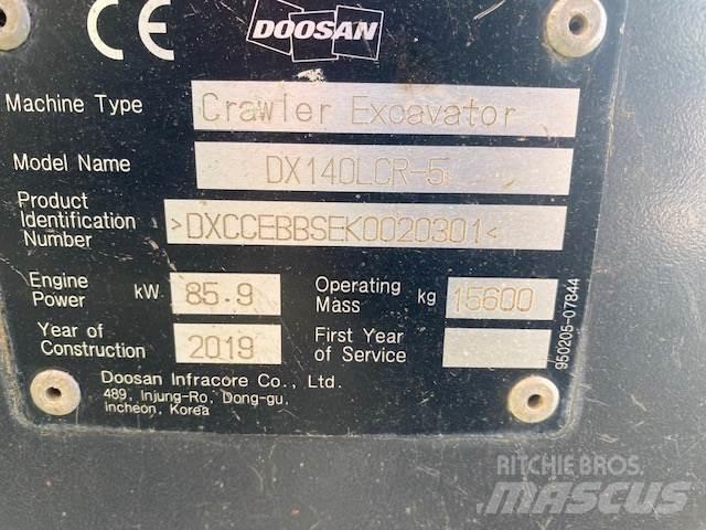 Doosan DX140LCR Koparki gąsienicowe