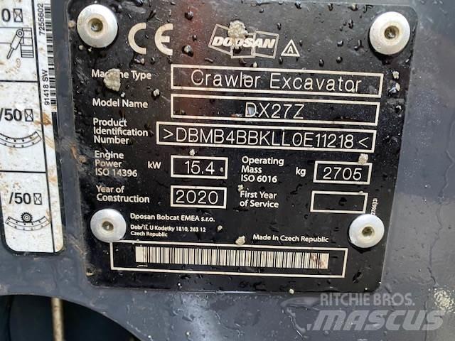 Doosan DX27Z Maszyny budowlane - Inne