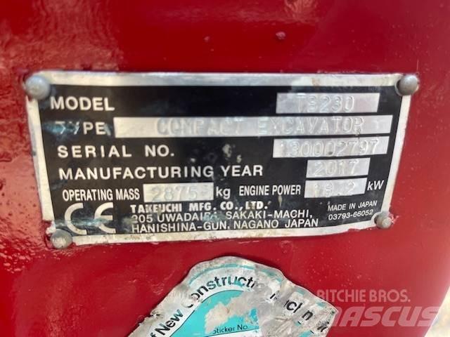 Takeuchi TB230 Midikoparki  7t - 12t