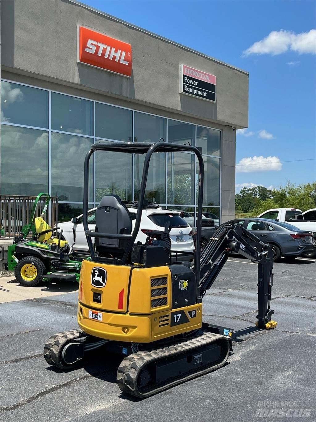 John Deere 17 P Minikoparki