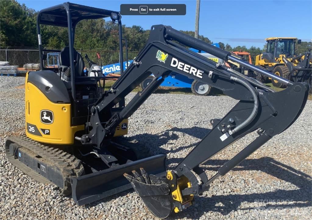 John Deere 26 P Minikoparki
