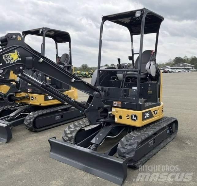 John Deere 26 P Minikoparki