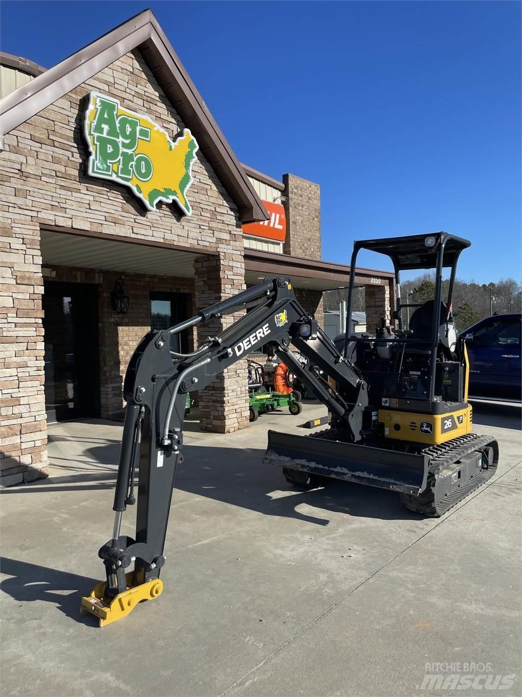 John Deere 26 P Minikoparki