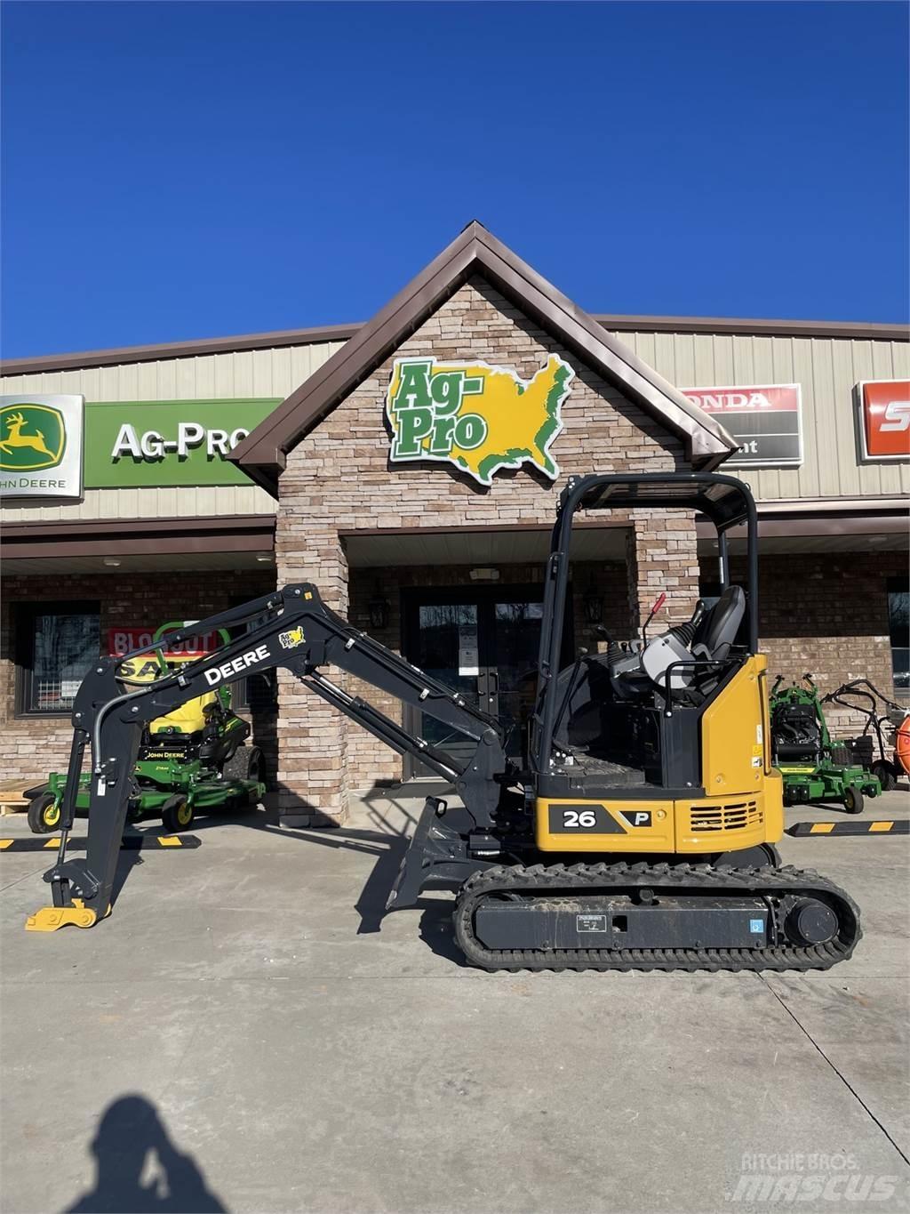 John Deere 26 P Minikoparki