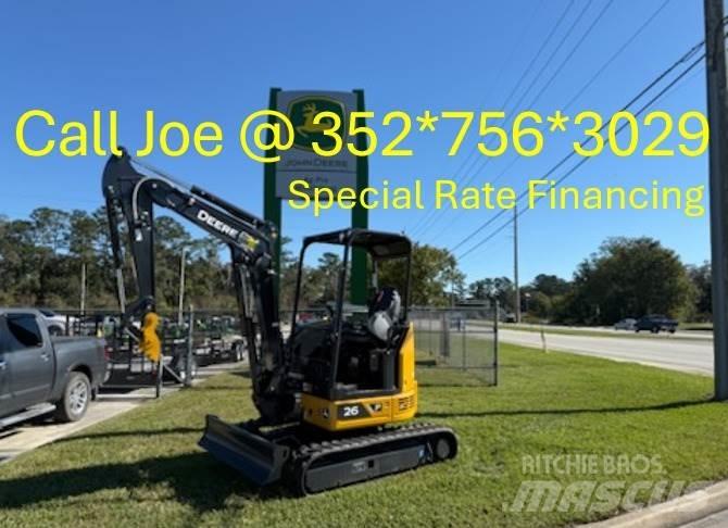 John Deere 26 P Minikoparki
