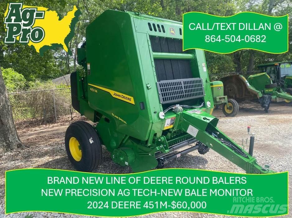 John Deere 451M Prasy zwijające