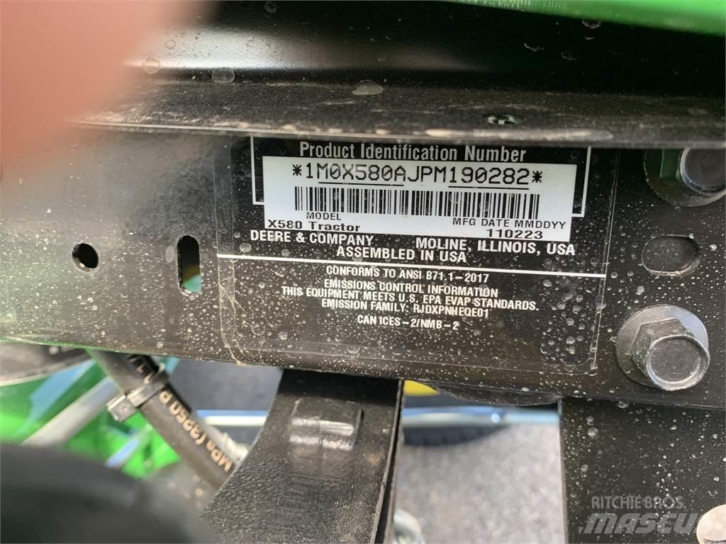 John Deere X580 Mikrociągniki