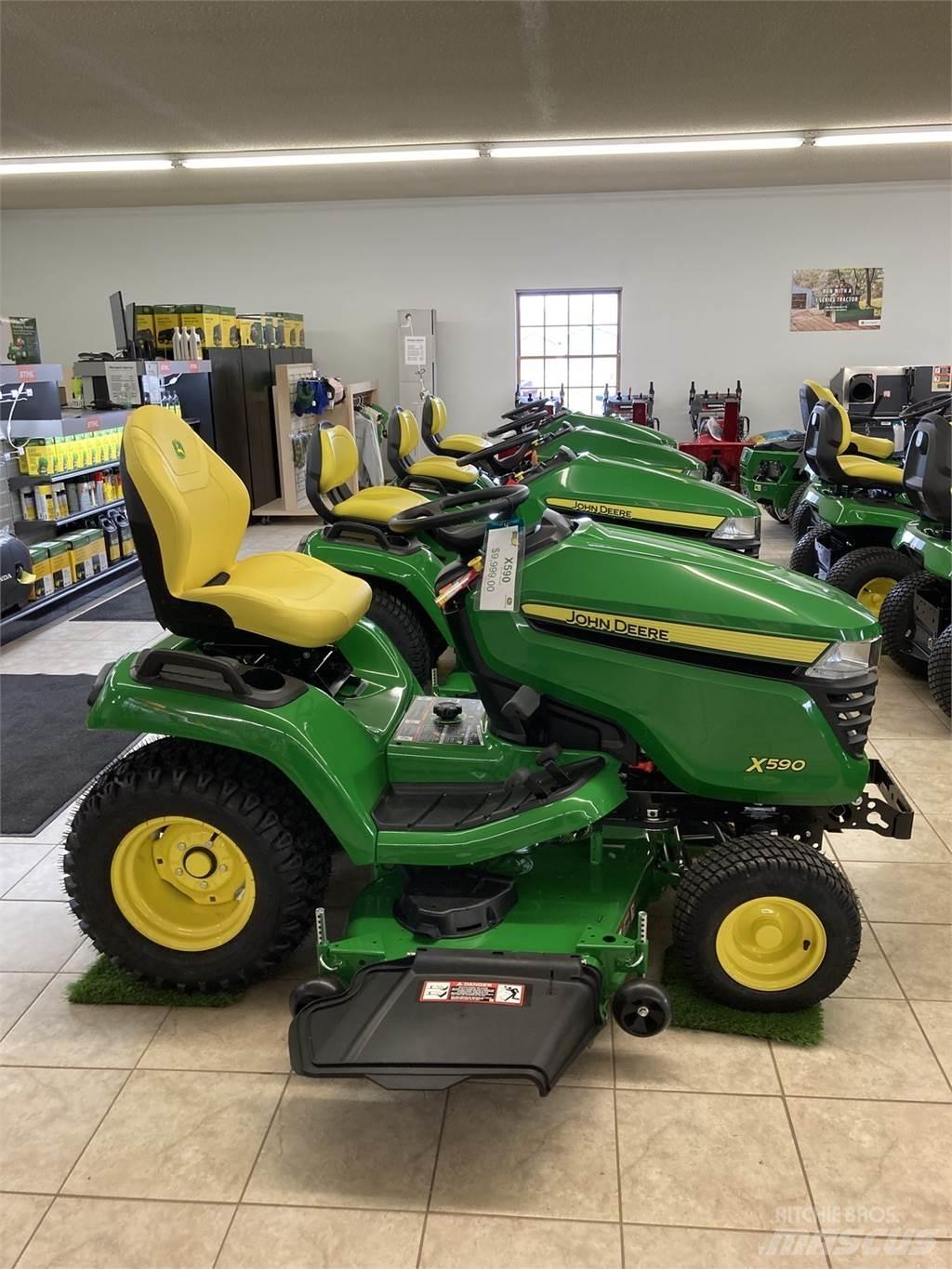John Deere X590 Mikrociągniki