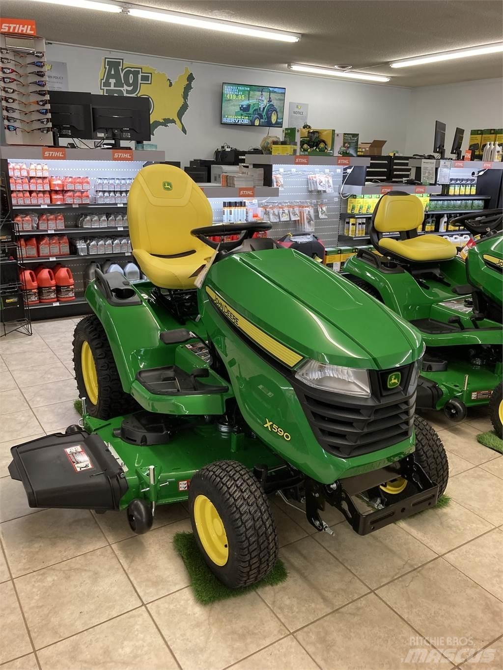John Deere X590 Mikrociągniki