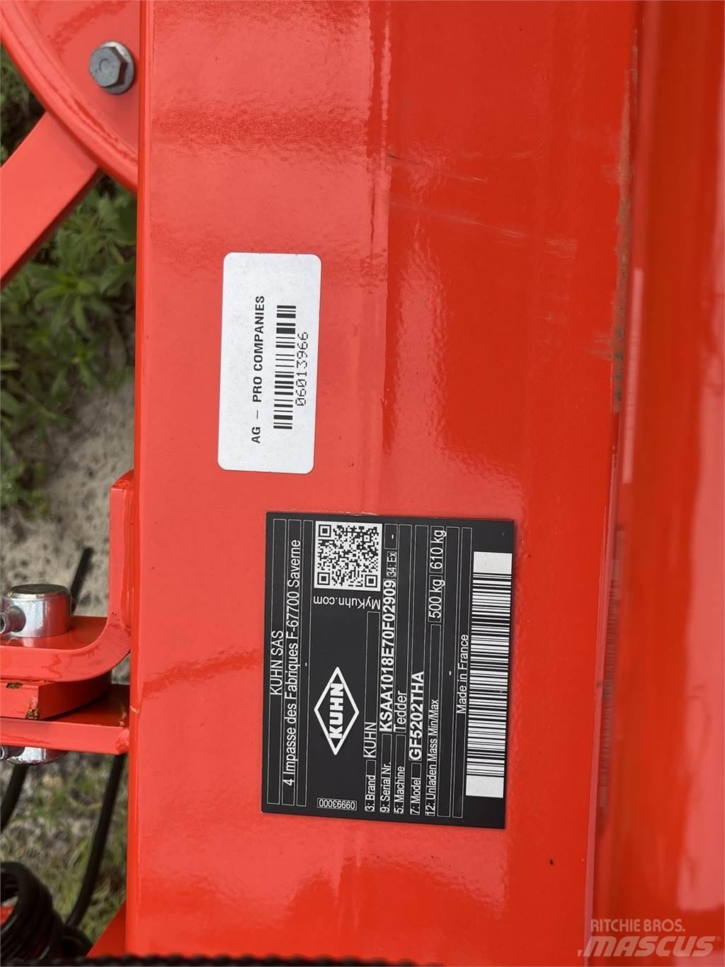 Kuhn GF5202THA Zgrabiarki i przetrząsacze