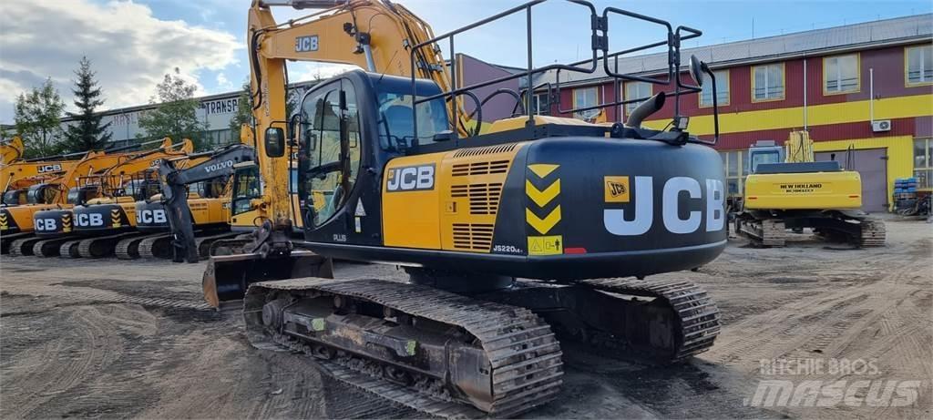 JCB JS220LC Plus + Koparki gąsienicowe