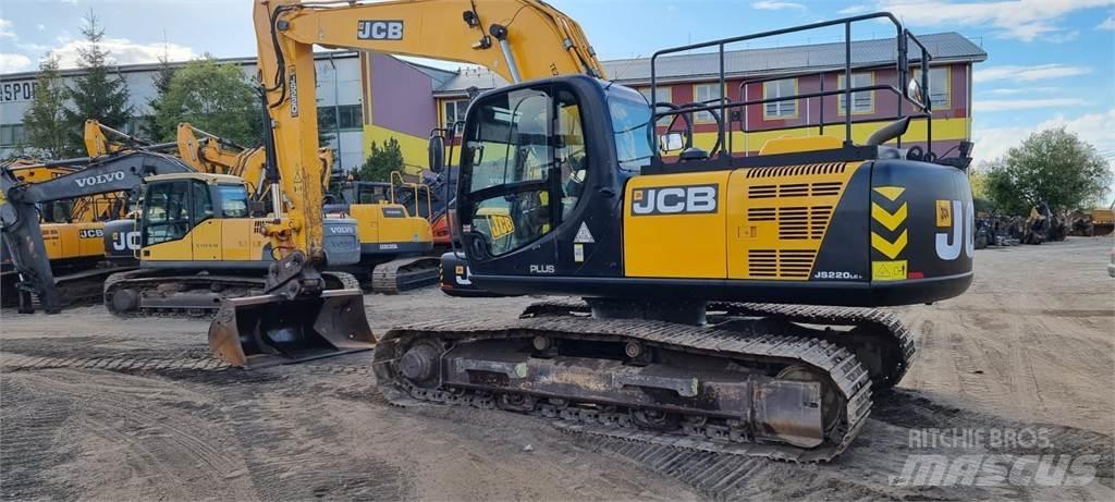 JCB JS220LC Plus + Koparki gąsienicowe