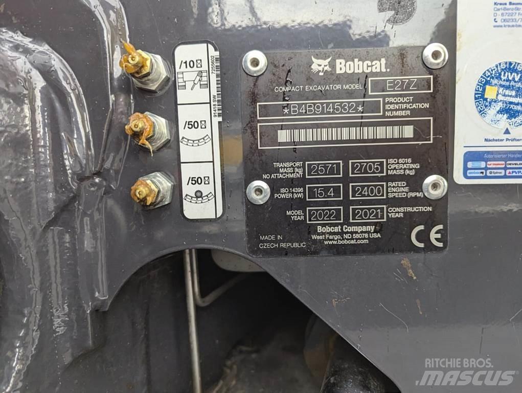 Bobcat E 27z Minikoparki