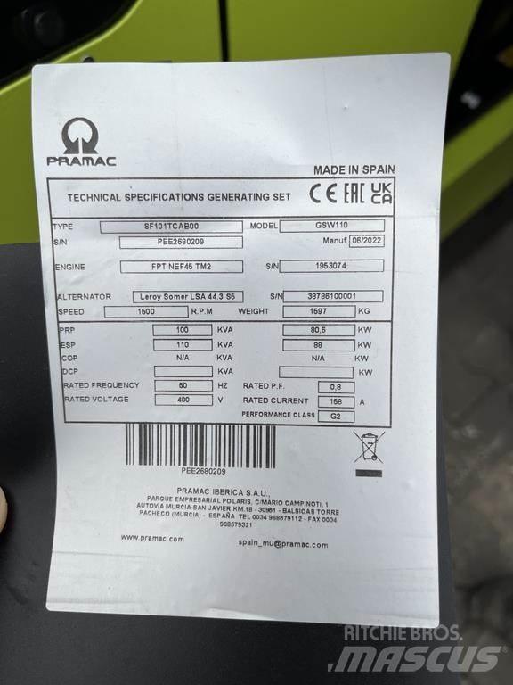 Pramac GSW110 Agregaty prądotwórcze inne