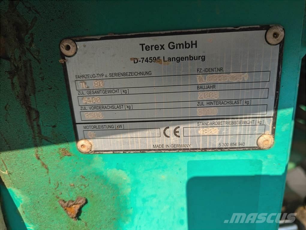 Terex TL 80 Ładowarki kołowe
