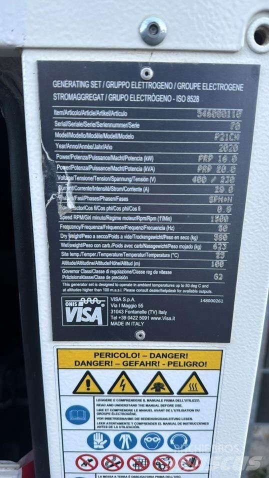 Visa P21CK Agregaty prądotwórcze inne