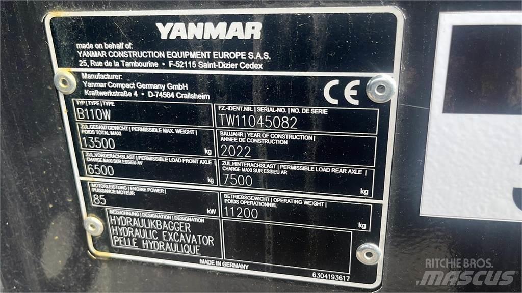Yanmar B110W Koparki kołowe