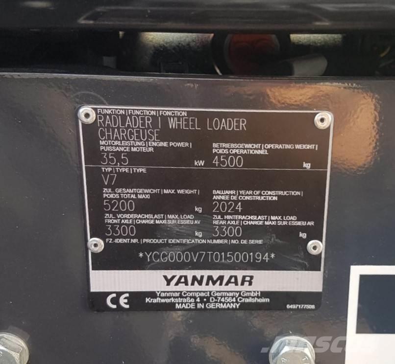 Yanmar V7 HW Ładowarki kołowe
